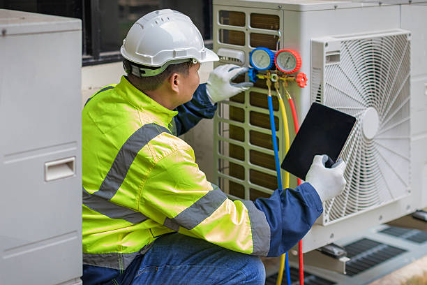 Professional Hvac technician working in Lawtons, NY